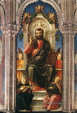 Bartolomeo Vivarini Werke - Triptychon von St Mark Bartolomeo Vivarini